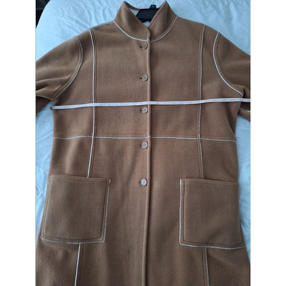 Susan Graver L Tan Camel Coat - Picture 7 of 7